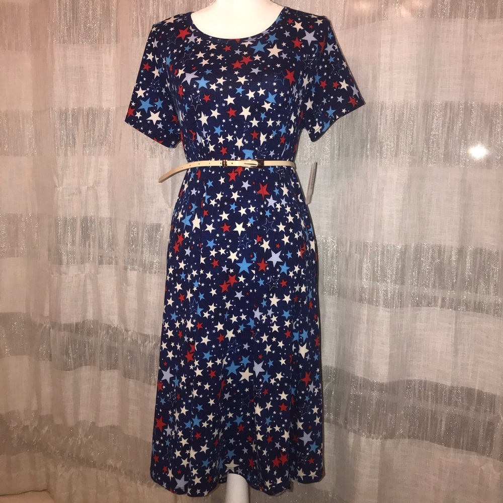 LuLaRoe Fourth of July Carly Dress